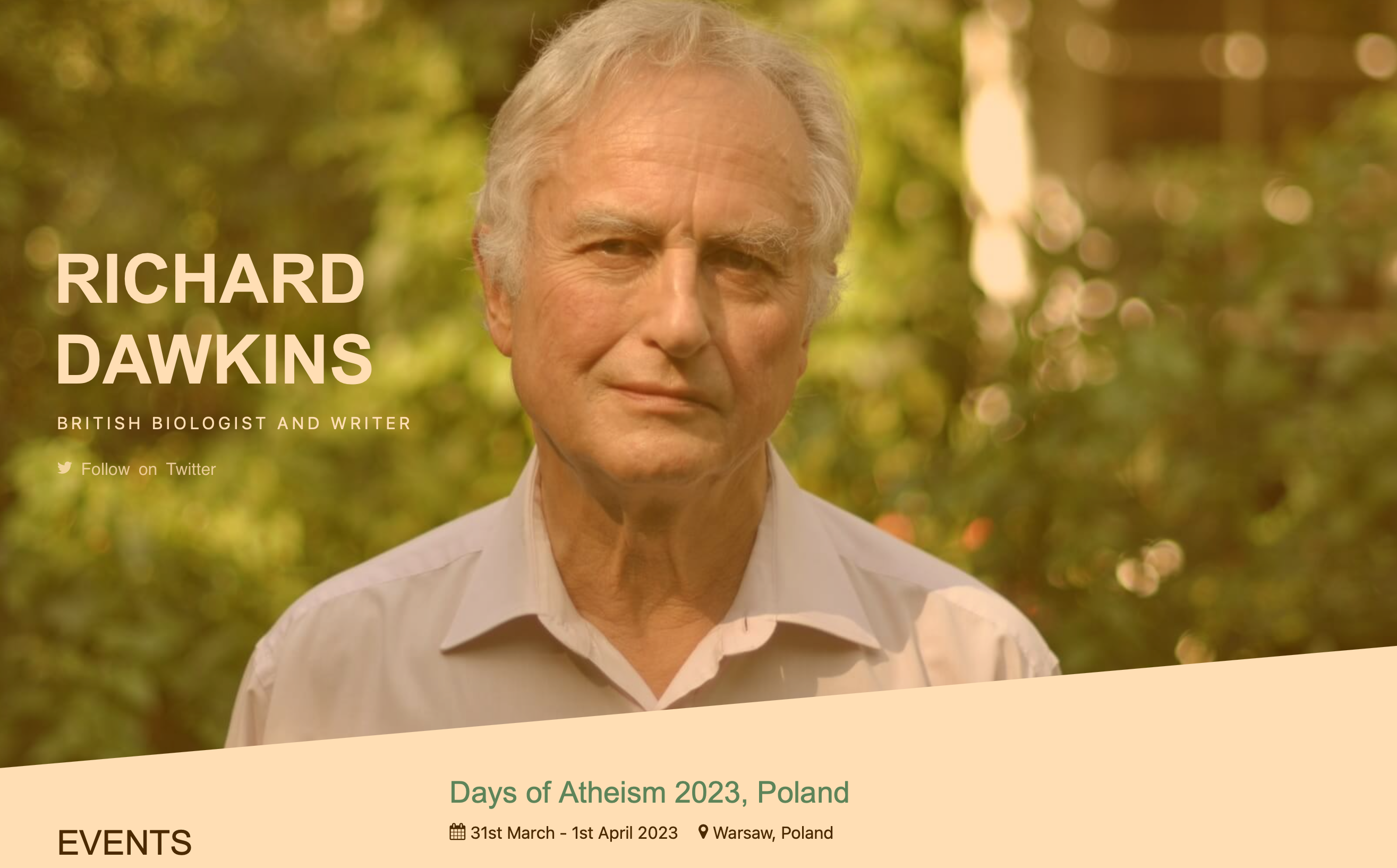 Richard Dawkins w Polsce